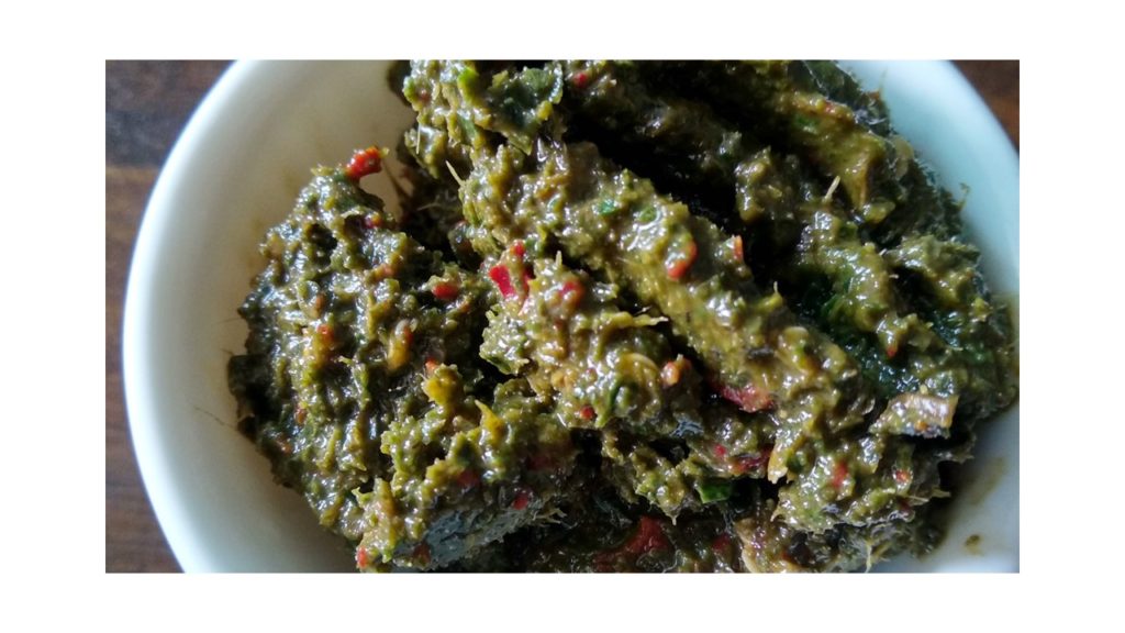 Curry leaves chatni