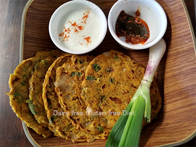 Missi roti with millets