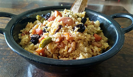 Kashmiri Pulao with Millets & sweet lime