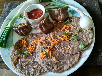 sattu ragi Momos