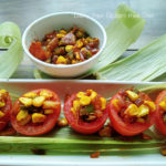 Corn stuffed Tomato cups