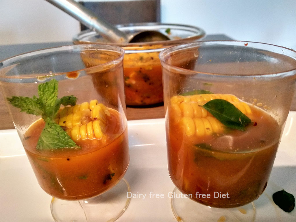 Corn on cob Mysore rasam