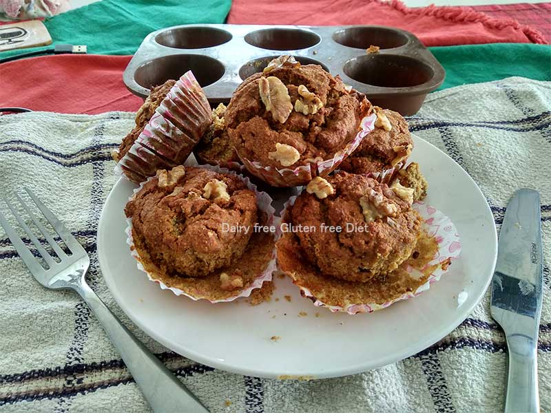Date and Walnut muffins